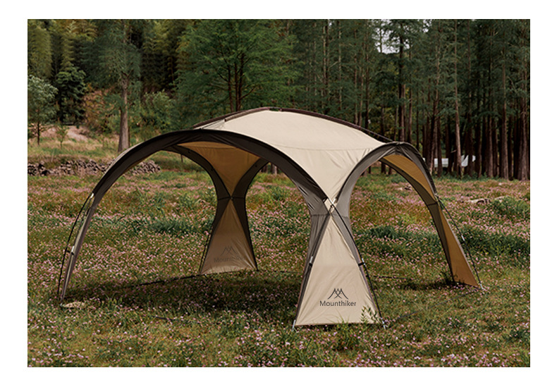 Cheap Goat Tents MOUNTAINHIKER 8 10Person Outdoor Camping Dome Tents Light Luxury Round Big Canopy Large Awning Pergola Tent   